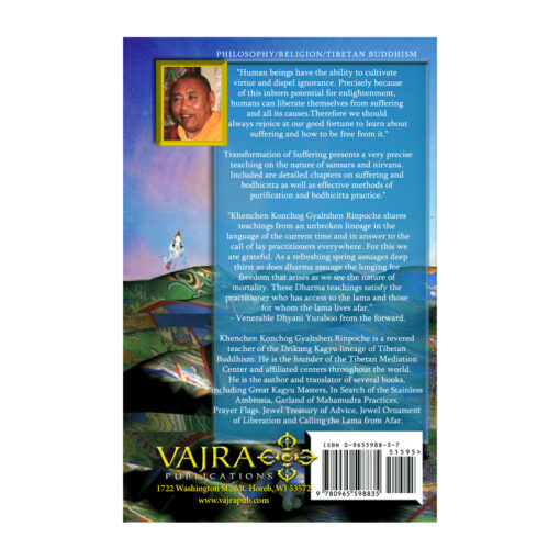 Transformation of Suffering Back Cover