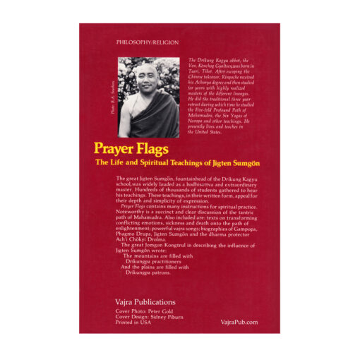 Prayer Flags Back Cover